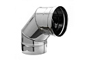 Отвод 90 градусов D 135 для дымохода из нержавеющей стали Прок по цене 1040 руб.